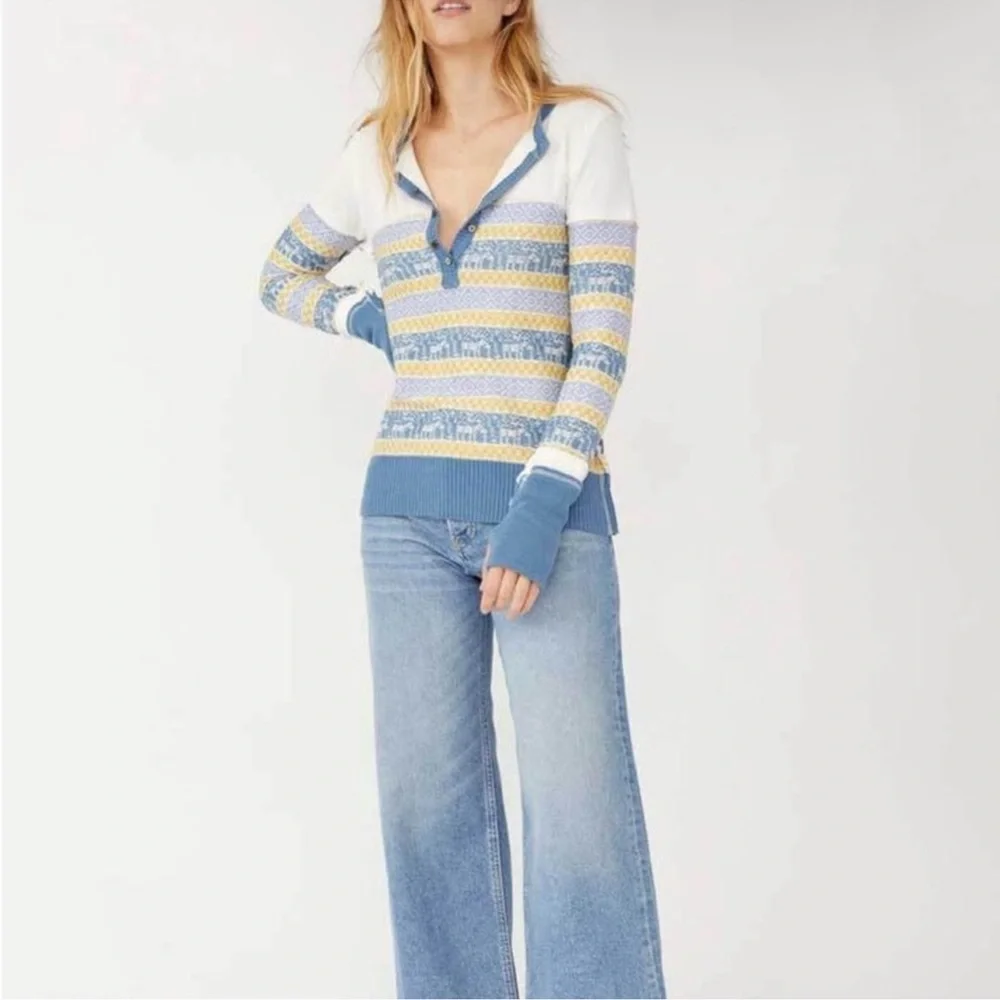 NWT Free People To The Wood Top Size L